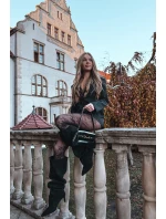 Dámské kozačky na jehlovém podpatku nazouvací černé Mavilla Dámské kozačky na jehlovém podpatku nazouvací černé Mavilla