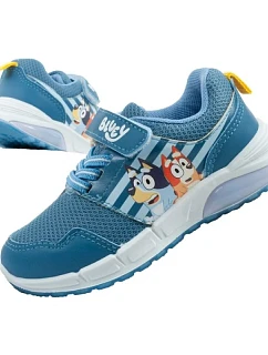 Leomil dětské sportovní tenisky Bluey lightweight Velcro LED blue