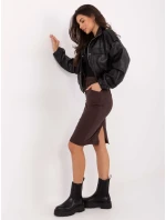 Sukně RV SD 4793 1.32 tmavě hnědá