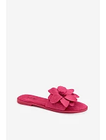 Dámské ploché nazouváky J502-5 Elzoria fuchsia - Sweet Shoes