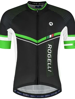 Tričko Rogelli Gara Mostro II, černozelené, velikost XL
