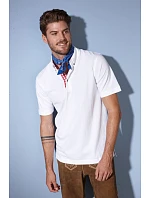 Daiber JN 716 Pánské piqué polo v tradičním krojovém stylu 02.0716 royal/royal white Daiber JN 716 Pánské piqué polo v tradičním krojovém stylu 02.0716 royal/royal white