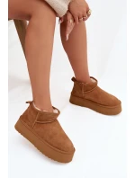 Dámské sněhule z přírodního semiše Camel Mairene Dámské sněhule z přírodního semiše Camel Mairene