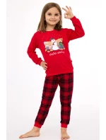 DÍVČÍ DĚTSKÉ PYŽAMO DR 594/185 ZIMNÍ