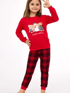 DÍVČÍ DĚTSKÉ PYŽAMO DR 594/185 ZIMNÍ