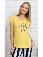 Dámské pyžamo kapri Hello world Dámské pyžamo kapri Hello world