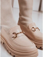 Dámské ponožkové boty béžové FashionStreet ZY1323