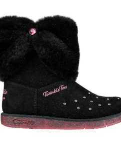 Boty Skechers GLITZY GLAM COZY CUDDLERS JR 314851L-BLK