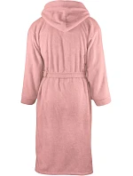 The One Towelling Bathrobe hooded Župan s kapucí 48.1021 salmon