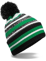 Beechfield B 474R Pletená čepice s pruhy "Fan" 53.474R black/kelly green/white Beechfield B 474R Pletená čepice s pruhy "Fan" 53.474R black/kelly green/white