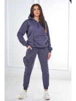 Izolovaná sada s ozdobnou kapsou grafitová