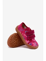 Dětské barefoot pantofle Froddo Canvas G1700440-24 fuchsiové Dětské barefoot pantofle Froddo Canvas G1700440-24 fuchsiové