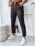 Dámské kalhoty VIOLA tmavě hnědé FashionStreet UY1780