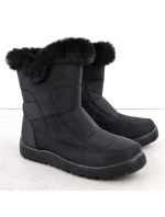 Dámské ploché zateplené sněhule černé Potocki KI24322