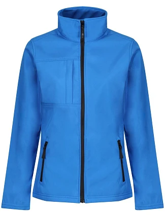 Regatta TRA 689 Dámská 3-vrstvá softshell bunda "Octagon II" 36.A689 oxford blue/black