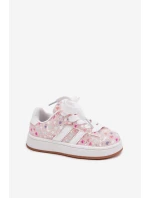 Lesklé Dětské Sportovní Boty Srdíčka Růžové Tessina