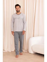 Pyžamo Regina 6010 dlouhé rukávy, velikosti M–3XL, Z26 Pyžamo Regina 6010 dlouhé rukávy, velikosti M–3XL, Z26
