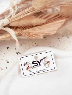 Náušnice Renifery ze chirurgické oceli