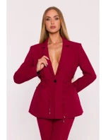 M873 Blejzr se stahovacím pasem - bordó M873 Blejzr se stahovacím pasem - bordó