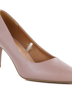 Dámské lodičky na jehlovém podpatku levandulové barvy Sergio Leone 1336