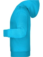 Daiber JN 796K Dětská mikina s kapucí 02.796K turquoise Daiber JN 796K Dětská mikina s kapucí 02.796K turquoise