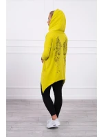 Mikina s potiskem křídla kiwi Mikina s potiskem křídla kiwi