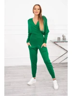 Dvoudílná souprava svetrů zelená Dvoudílná souprava svetrů zelená