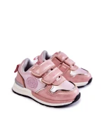 Dětská sportovní obuv na suchý zip Memory Foam System Big Star KK374180 růžove