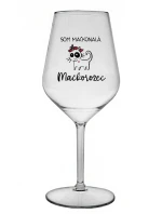 SOM MAČKONALÁ. MAČKOROŽEC - priehľadný nerozbitný pohár na víno 470 ml SOM MAČKONALÁ. MAČKOROŽEC - priehľadný nerozbitný pohár na víno 470 ml