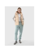 Dámská prošívaná mikina s kapucí bez rukávů 4F 4FWAW24TVJAF141-83S