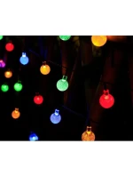 SOLÁRNÍ ZAHRADNÍ SVĚTLO GIRLANDA SOLÁRNÍ ŘETĚZ 4,9 M 40LED MULTICOLOUR