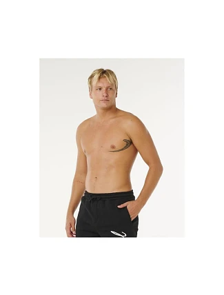 Pánské kalhoty RIP CURL Icons Of Surf Trackpant, černé Pánské kalhoty RIP CURL Icons Of Surf Trackpant, černé