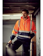 Yoko HVK 05 Hi-Vis mikina s kapucí 79.VK05 hi vis yellow/navy Yoko HVK 05 Hi-Vis mikina s kapucí 79.VK05 hi vis yellow/navy