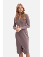 B307 Pletené tužkové šaty - cococa