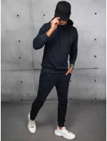 Pánské tmavě modré tepláky FashionStreet AX0674