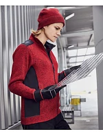 Daiber JN 861 Dámská pracovní pletená fleece bunda - Strong 02.0861 royal melange/navy