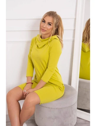 Šaty s kapucí a kapsami na kiwi