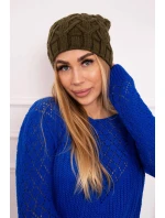 Fleecová čepice Sonia K201 khaki Fleecová čepice Sonia K201 khaki