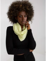 Dámská tunelová šála AT CH BF48181 světle žlutá Dámská tunelová šála AT CH BF48181 světle žlutá