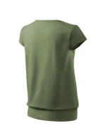 City tričko dámské khaki City tričko dámské khaki