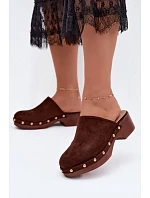 Klapky na podpatku model 229283 Step in style Klapky na podpatku model 229283 Step in style