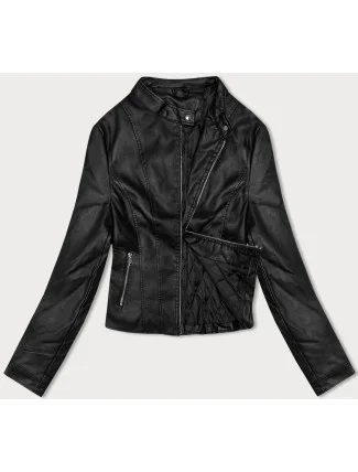 Černá bunda ramoneska se stojáčkem (11Z8058) Černá bunda ramoneska se stojáčkem (11Z8058)