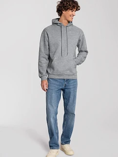 Fruit of the Loom Iconic Premium Hooded Sweat Mikina s kapucí z těžké bavlny 16.2284 athletic heather