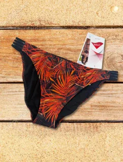 Spodní díl plavek BB708 černá-oranž - Selmark