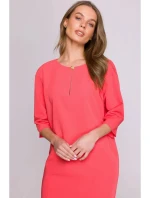 Dámské šaty S394 Korálová - Stylove