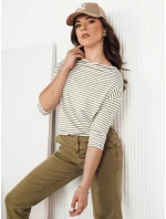 Dámská pruhovaná halenka APRICALE bílá FashionStreet RY2480