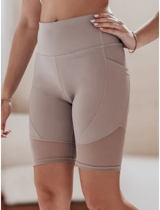 Dámské cyklistické šortky BIKELINE cappuccino FashionStreet SY0421