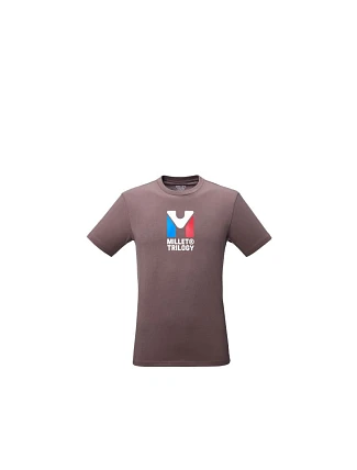 Pánské tričko MILLET Chamonix Tri Ts Ss M, fialovo-švestková barva Pánské tričko MILLET Chamonix Tri Ts Ss M, fialovo-švestková barva