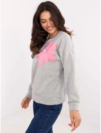 MI BL mikina M6098.05P šedá