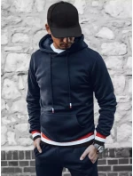 Pánské tmavě modré tepláky FashionStreet AX0664